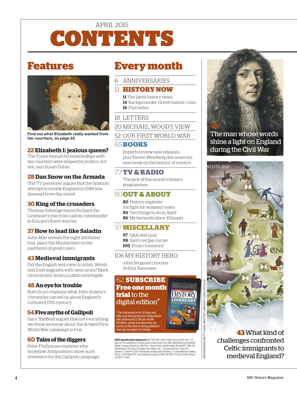 BBC History Magazine Preview Pages