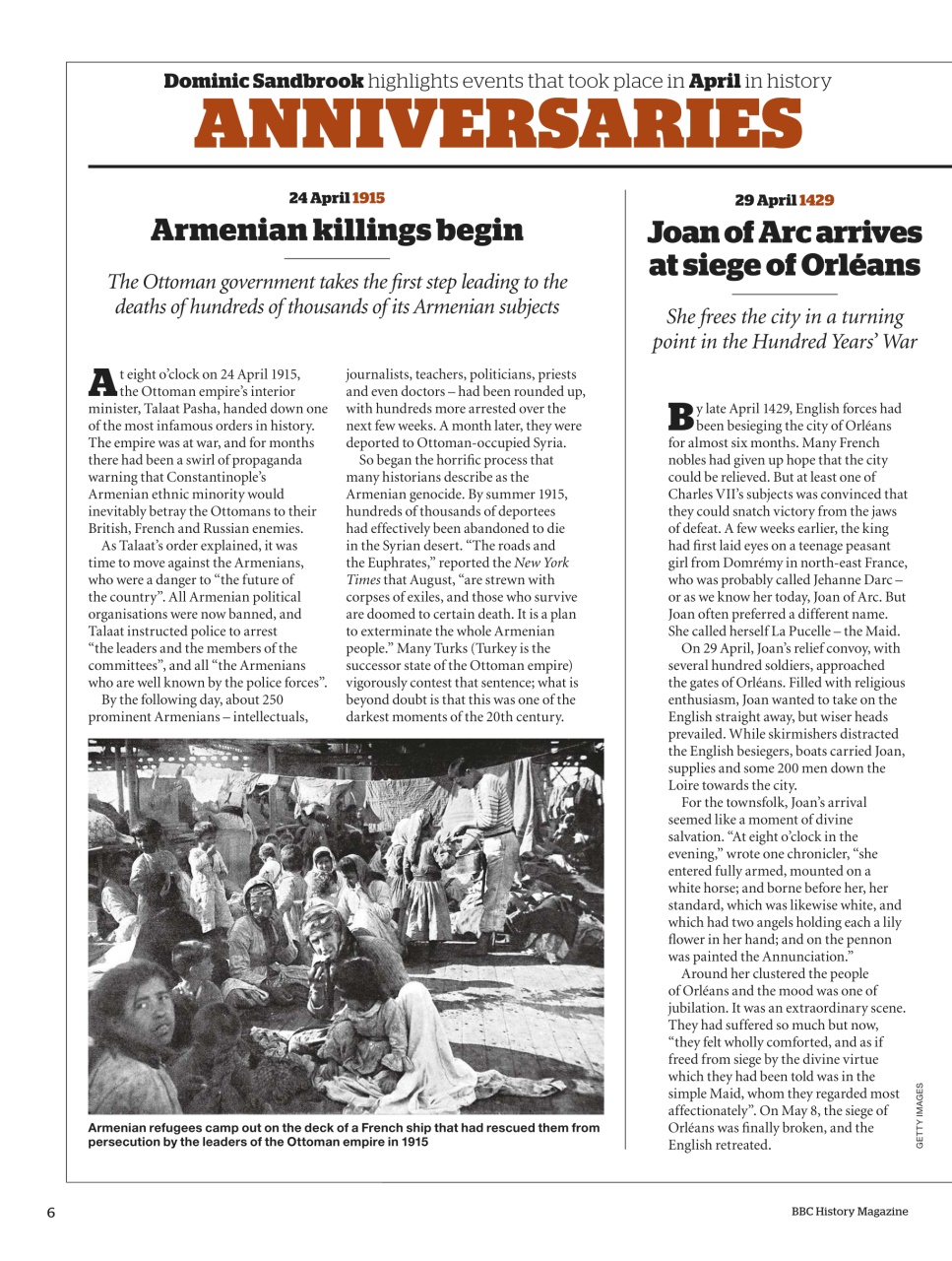 BBC History Magazine Preview Pages