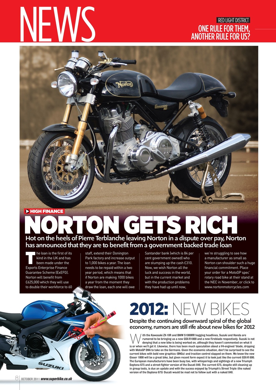 Superbike Magazine Preview Pages