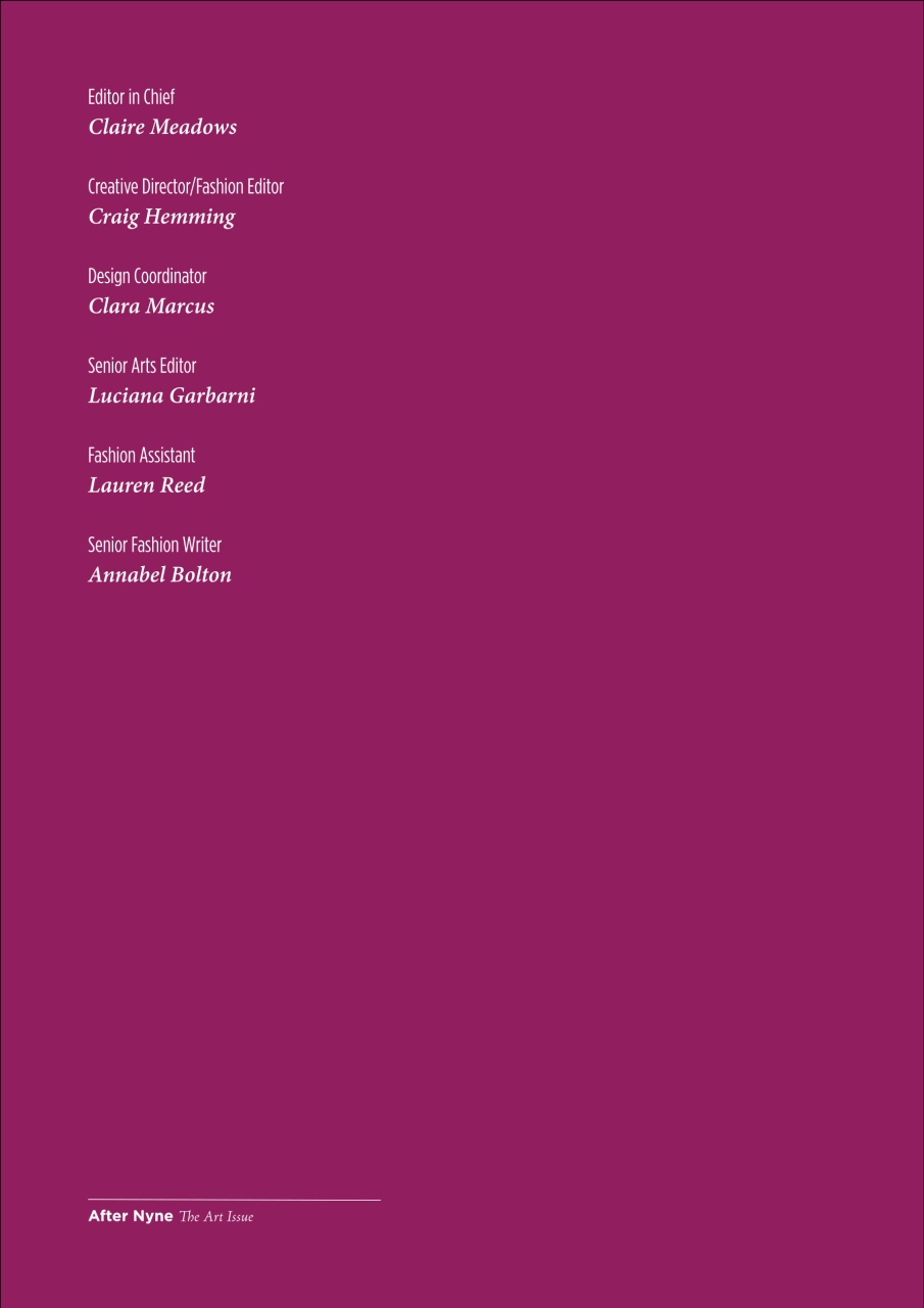 After Nyne Magazine Preview Pages