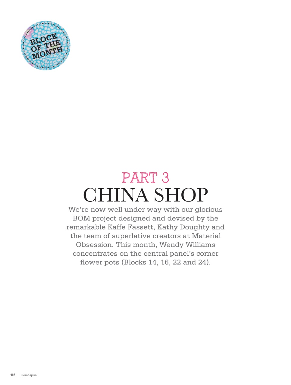 Homespun Preview Pages