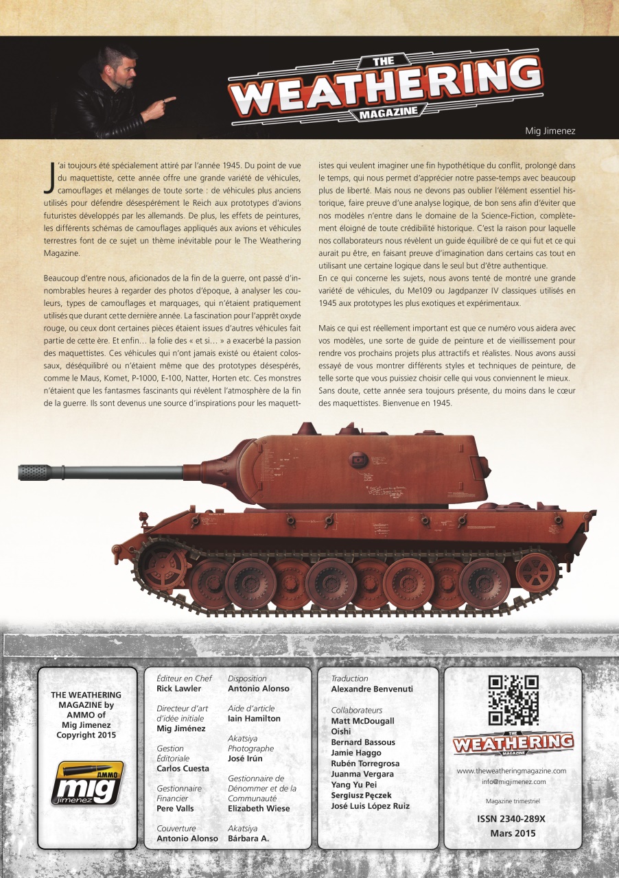 The Weathering Magazine French Edition Preview Pages