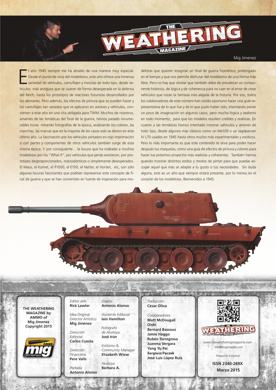 The Weathering Magazine Spanish Version Preview Pages