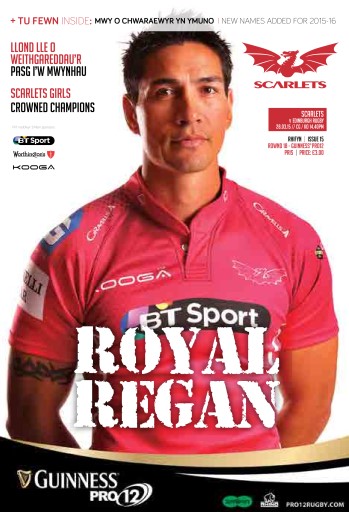 Scarlets Matchday Programme issue 