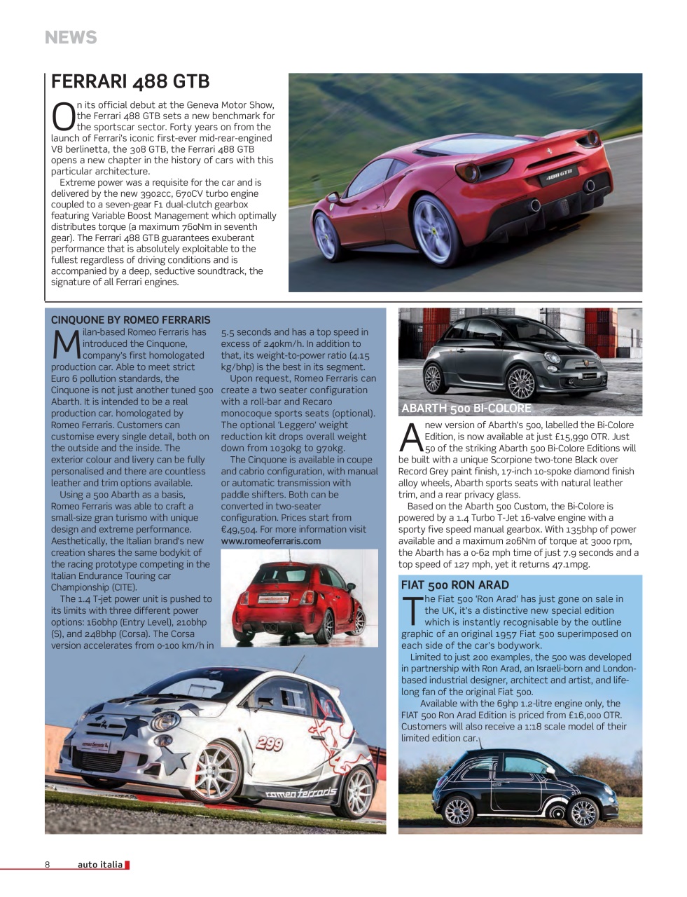 AutoItalia Magazine Preview Pages