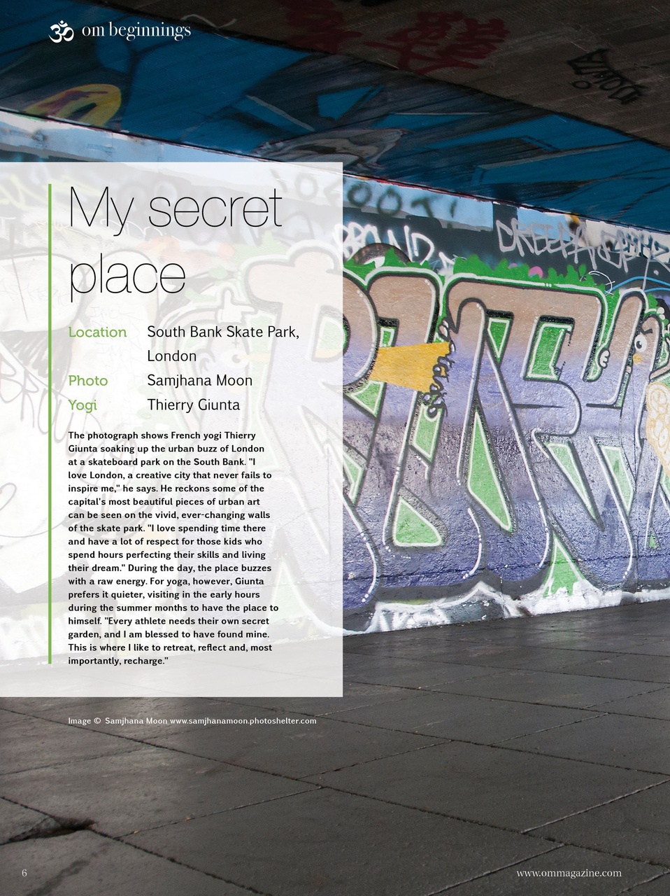 OM Yoga Magazine Preview Pages