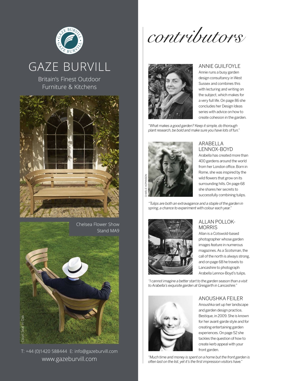 Gardens Illustrated Preview Pages