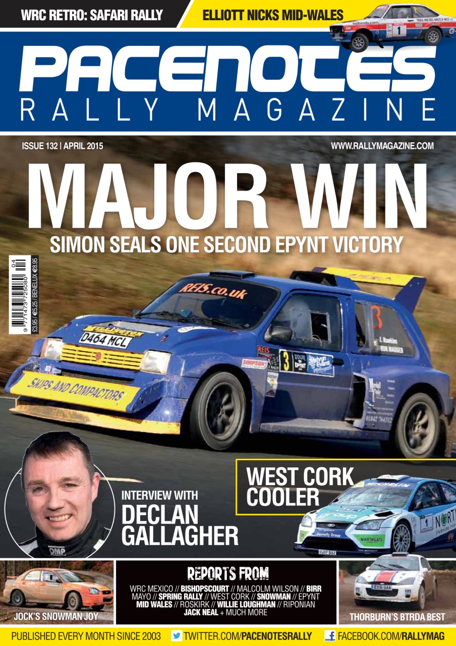 Pacenotes Rally magazine Preview Pages