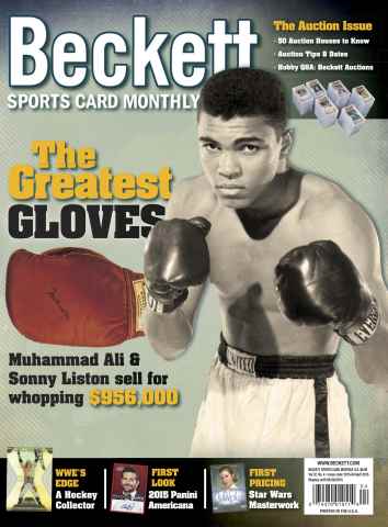 Sports Card Monthly Magazine issue  April 2015