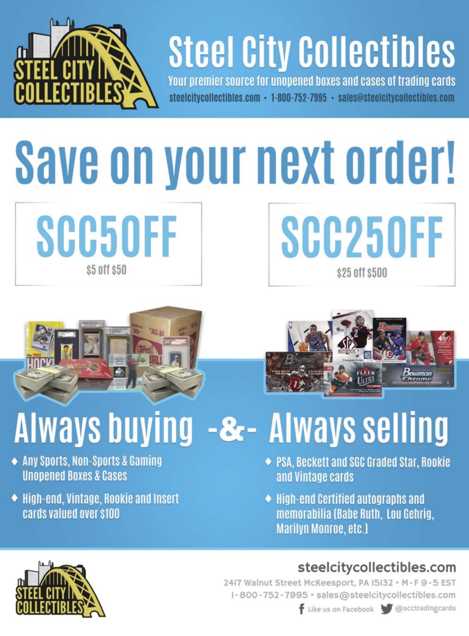 Sports Card Monthly Magazine Preview Pages