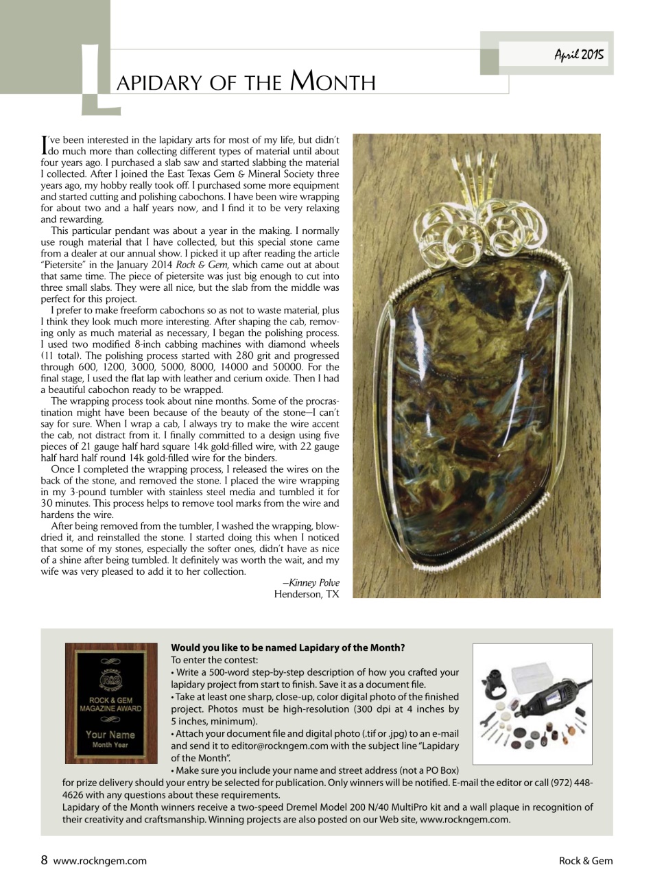 Rock&Gem Magazine Preview Pages