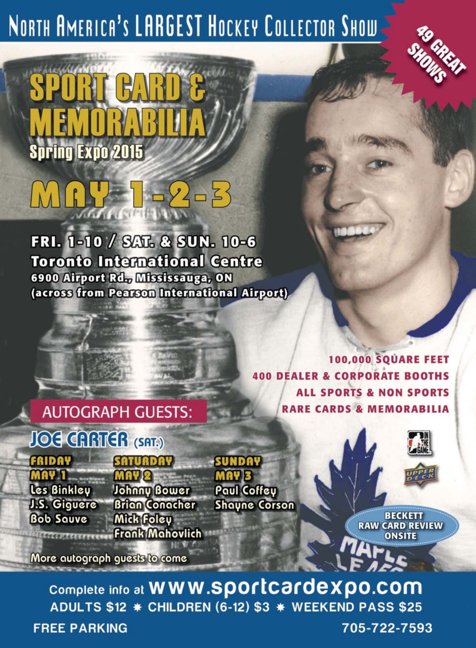 Beckett Hockey Magazine Preview Pages