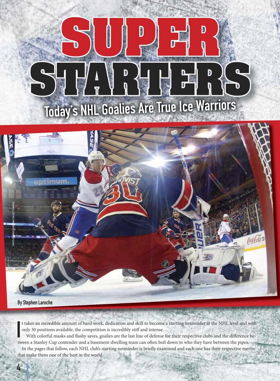 Beckett Hockey Magazine Preview Pages