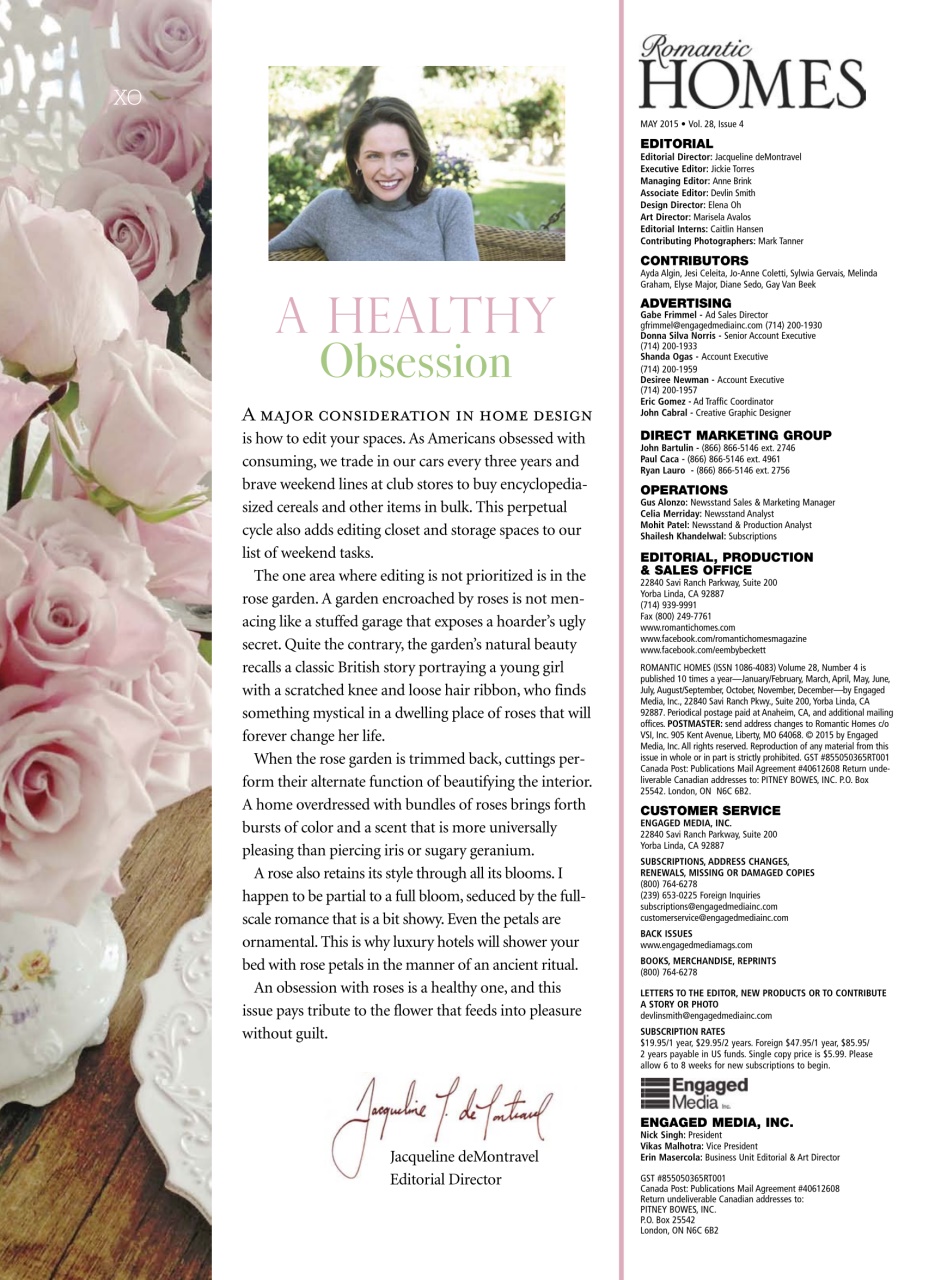 Romantic Homes Preview Pages