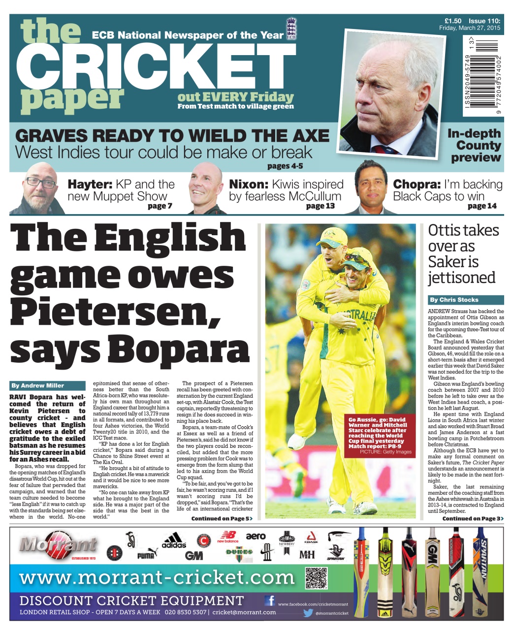 The Cricket Paper Preview Pages