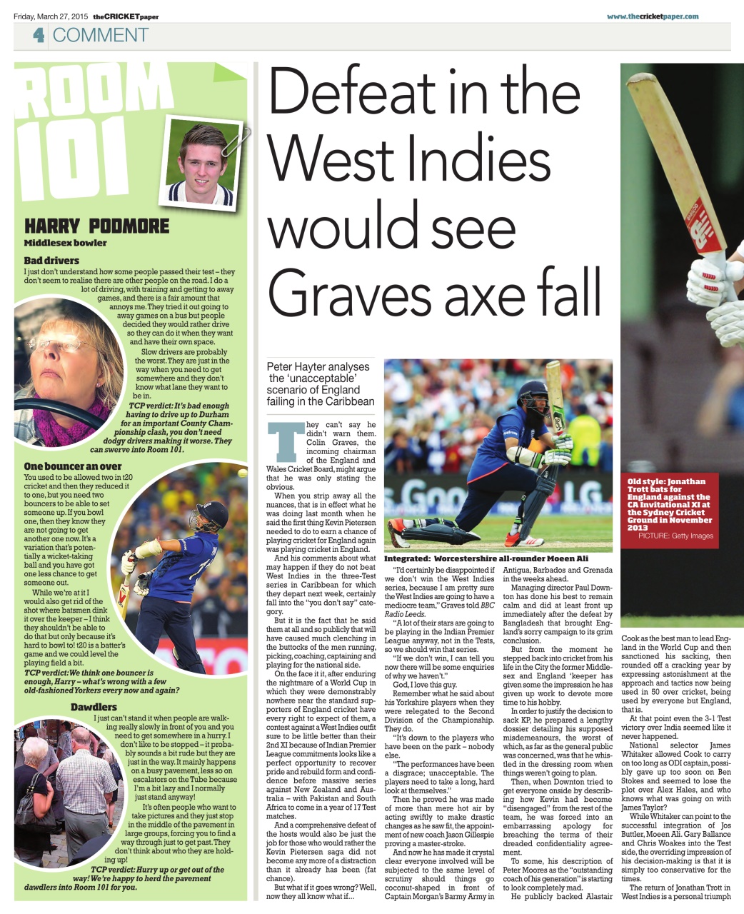 The Cricket Paper Preview Pages