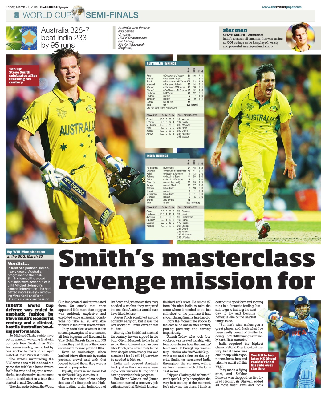 The Cricket Paper Preview Pages