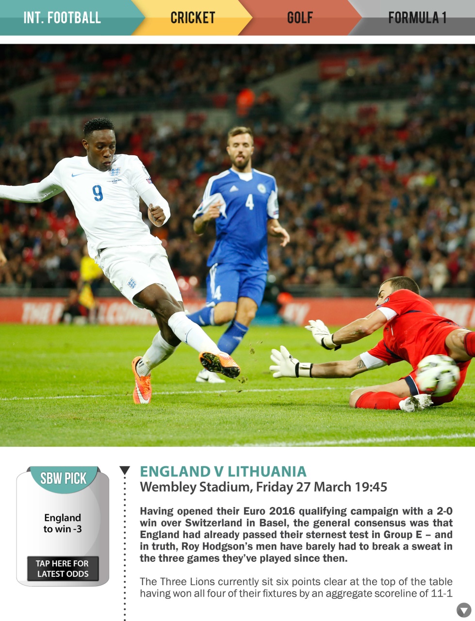 Sports Betting Weekly Preview Pages