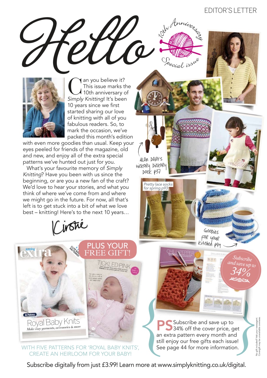 Simply Knitting Preview Pages