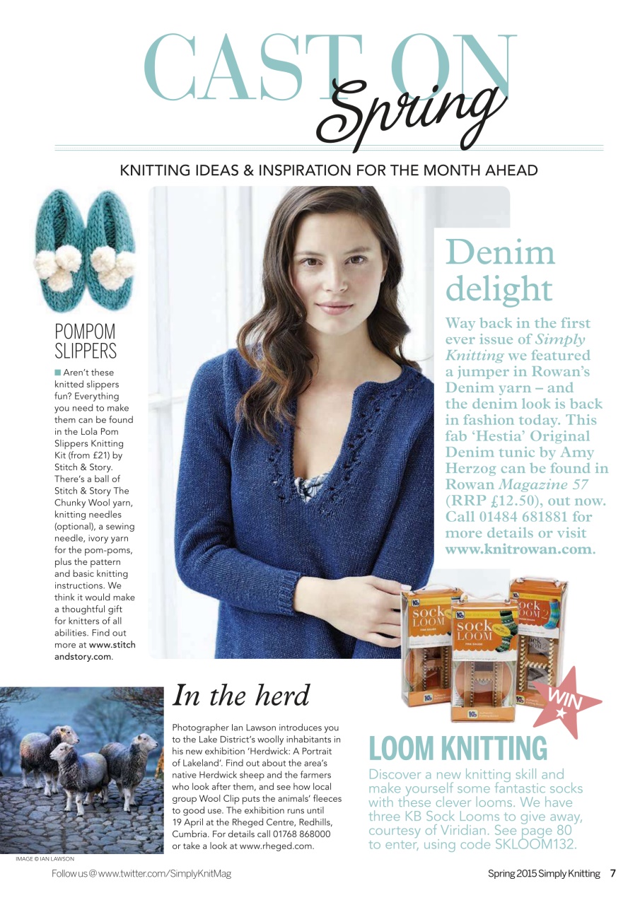 Simply Knitting Preview Pages