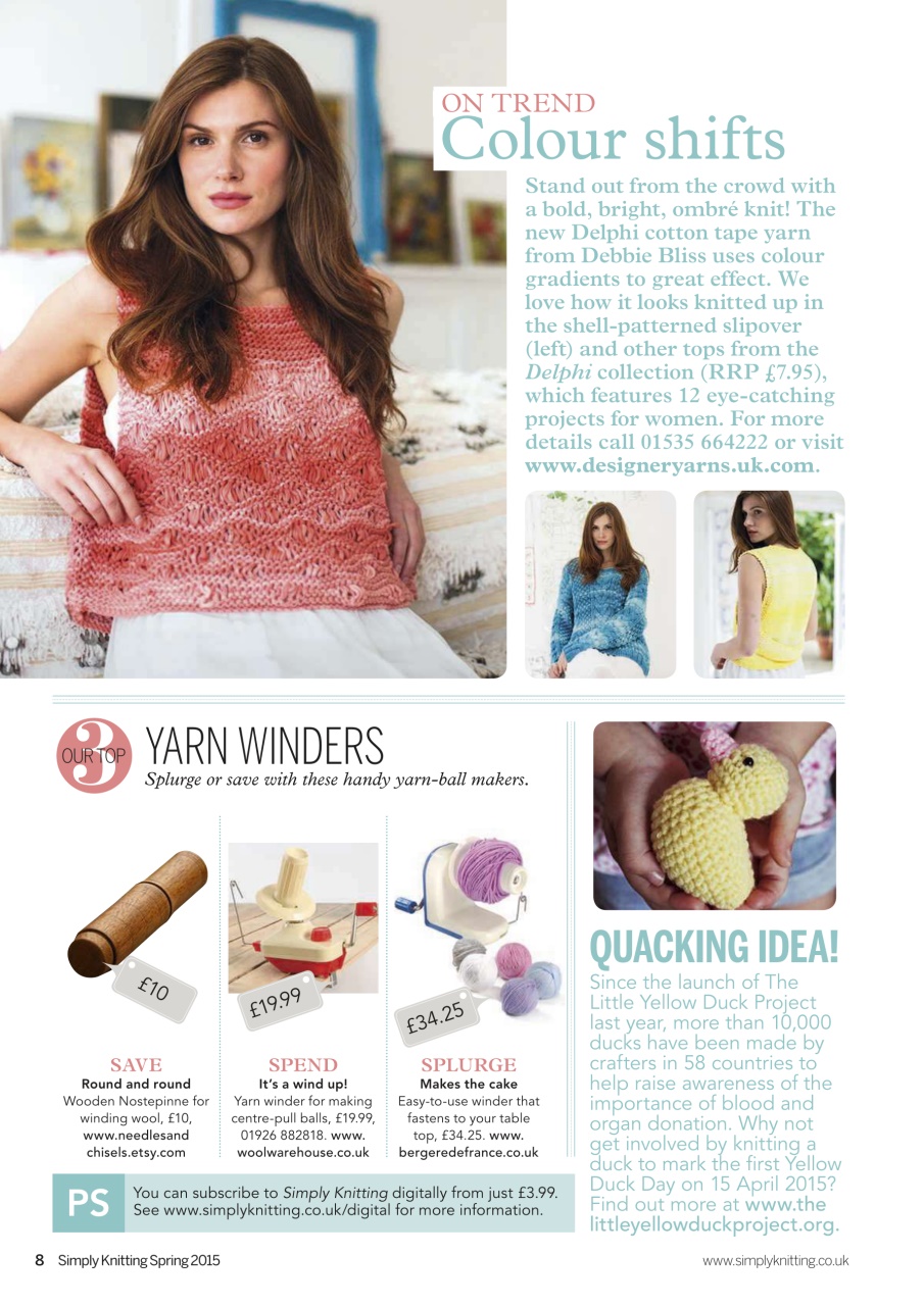 Simply Knitting Preview Pages