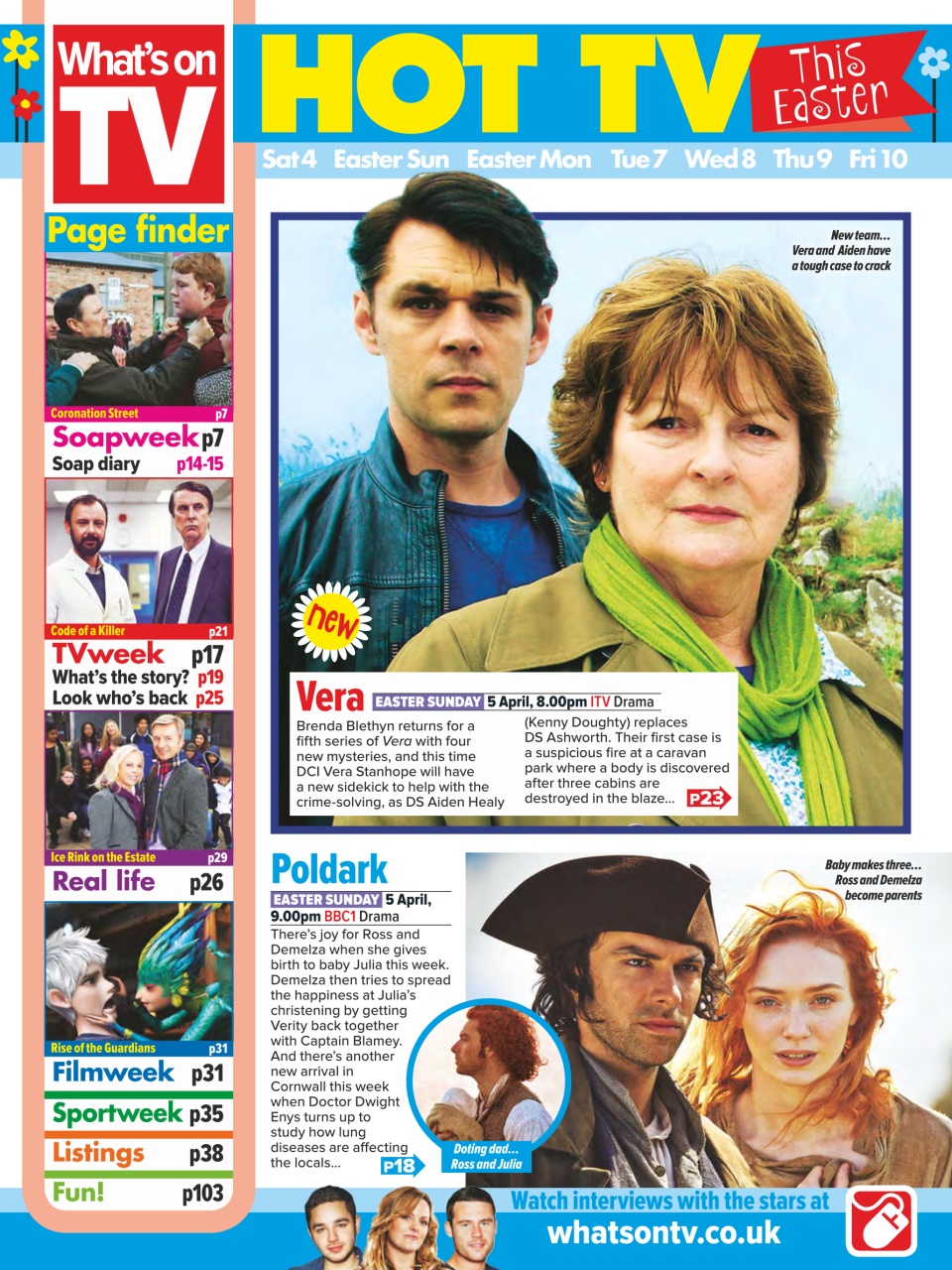 What's on TV Preview Pages