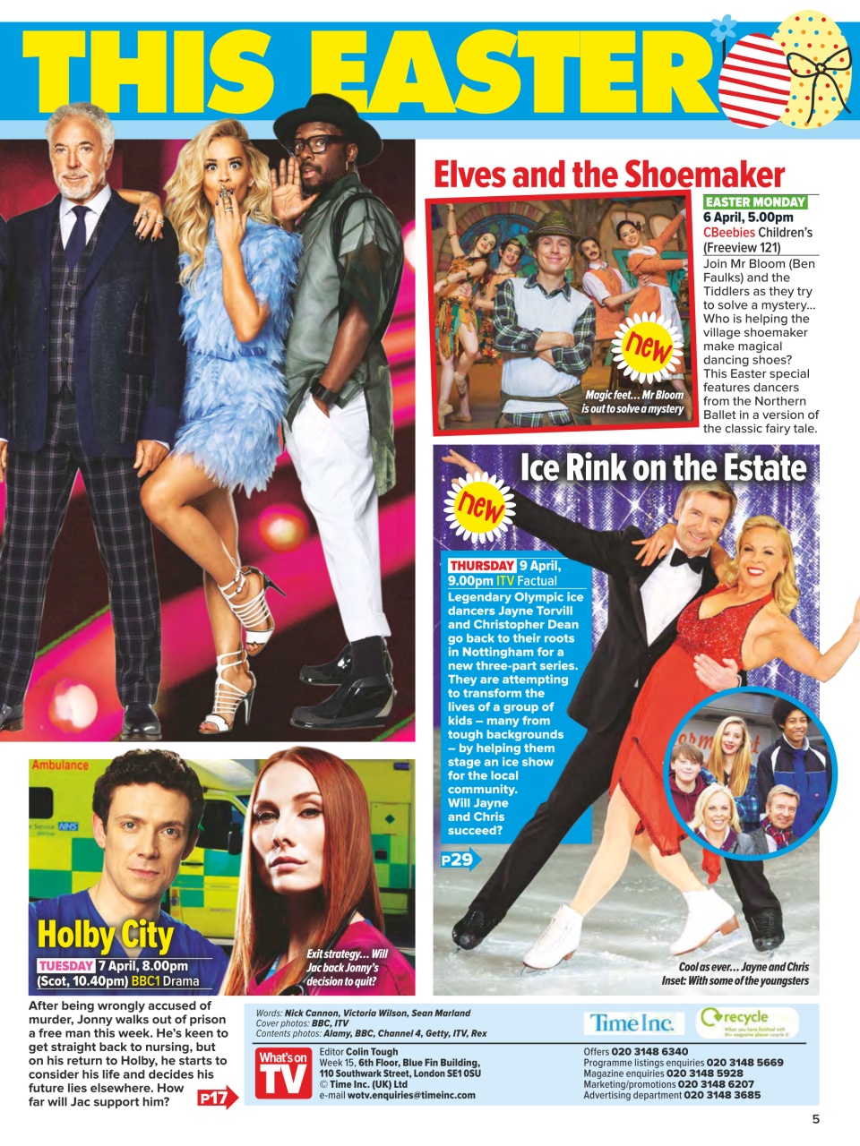 What's on TV Preview Pages