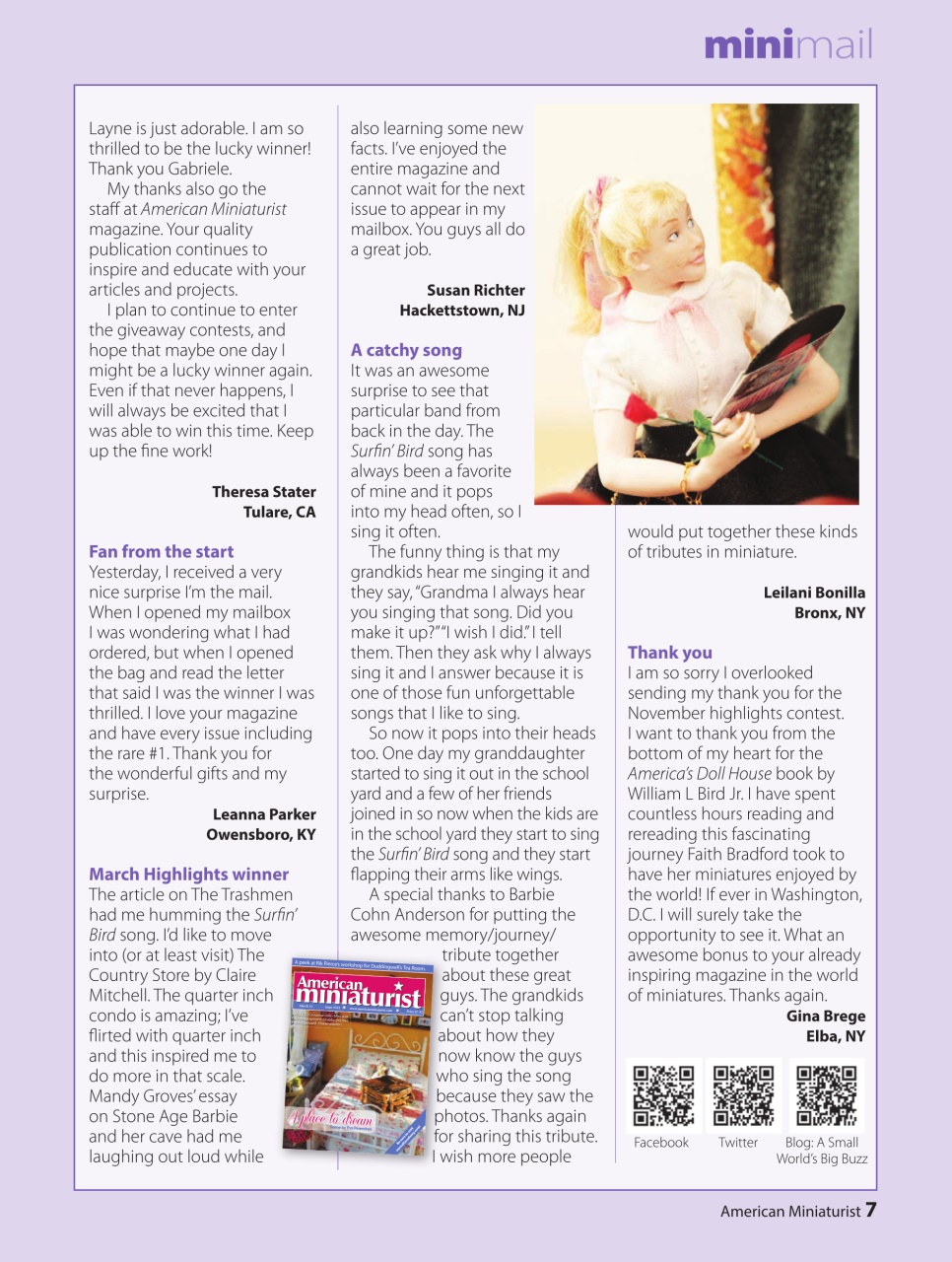 American Miniaturist Preview Pages