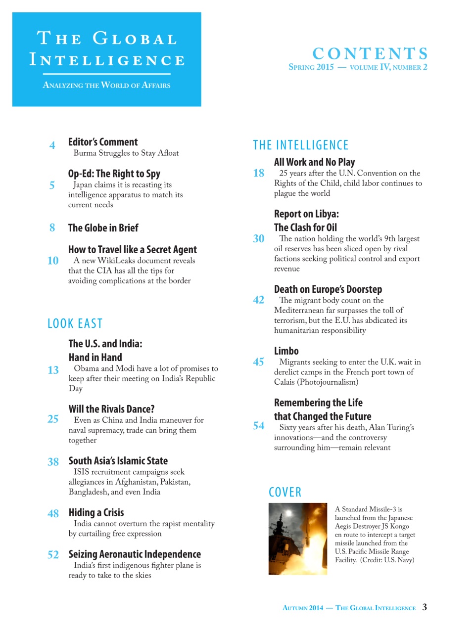 The Global Intelligence Preview Pages