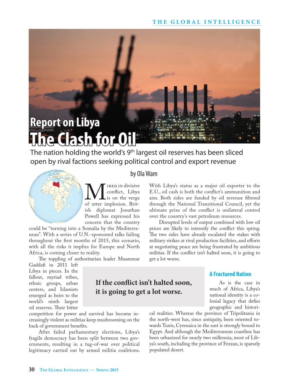 The Global Intelligence Preview Pages