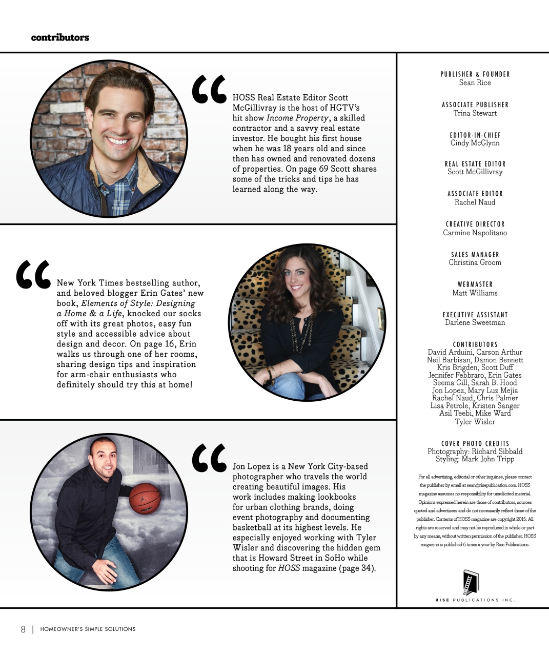 HOSS Magazine Preview Pages