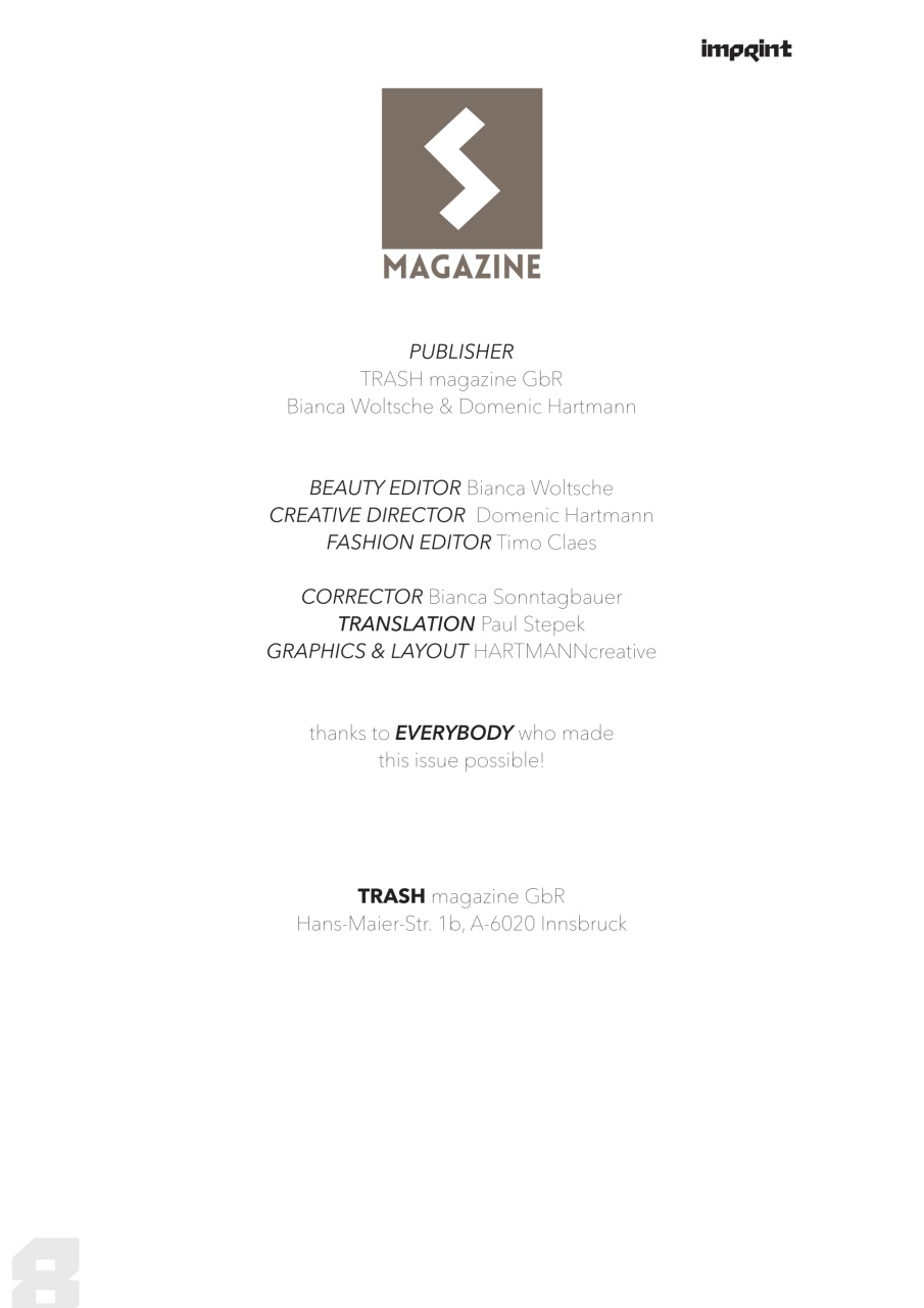 Trash Magazine Preview Pages