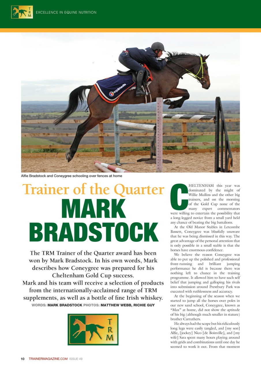 European Trainer Magazine - horse racing Preview Pages