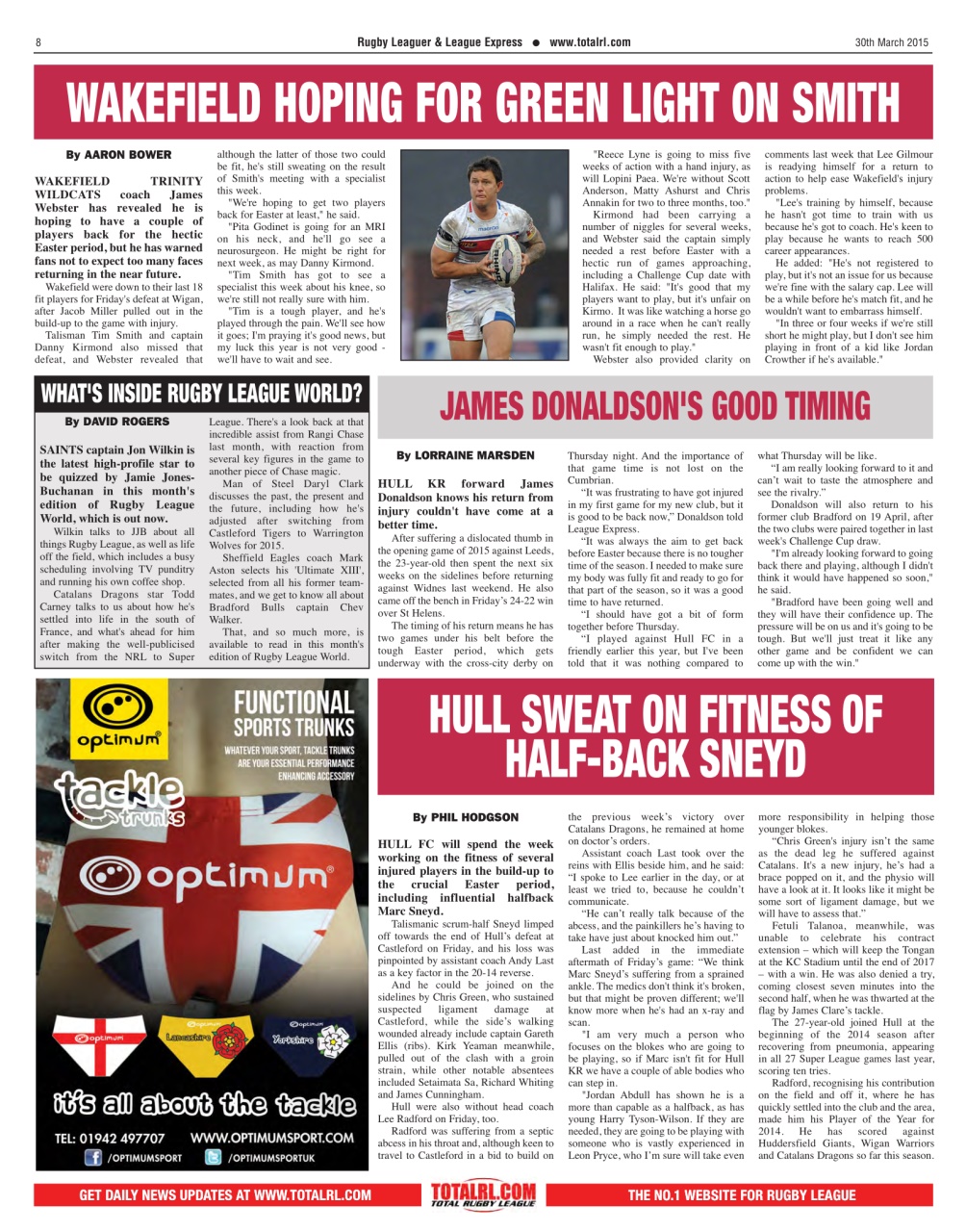 League Express Preview Pages