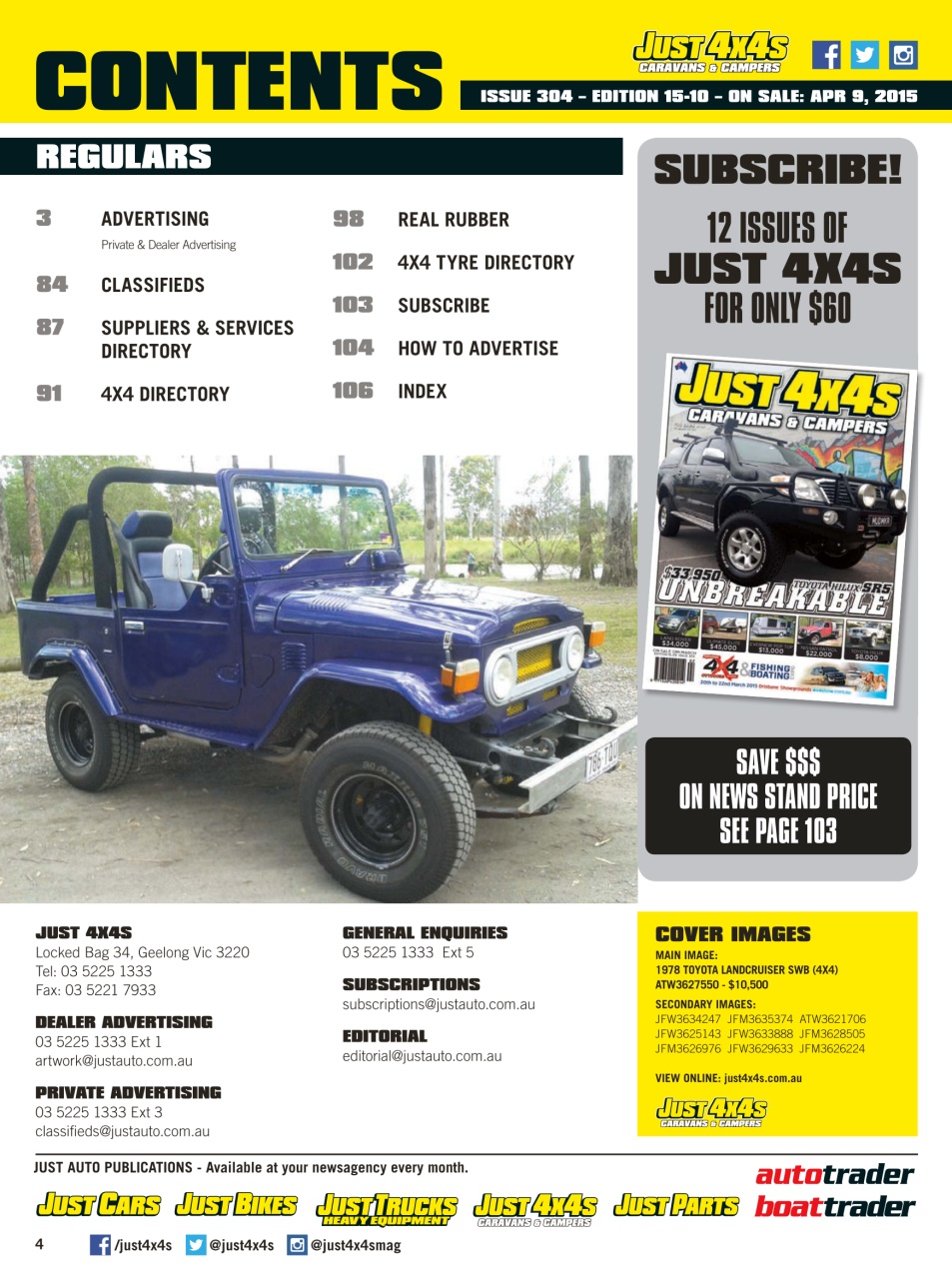 JUST 4X4S Preview Pages