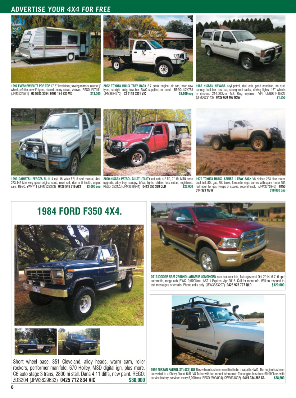 JUST 4X4S Preview Pages