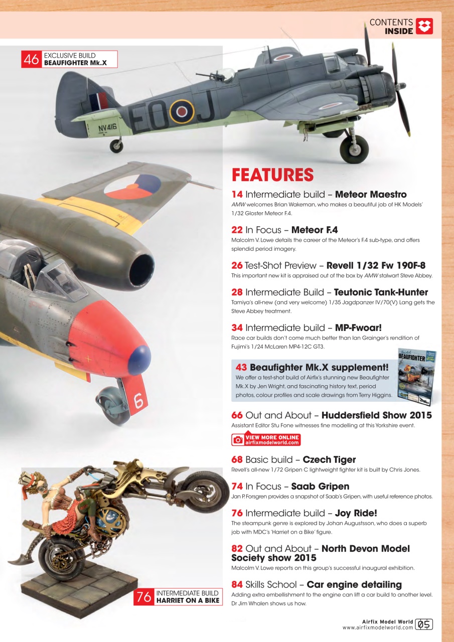 Airfix Model World Preview Pages