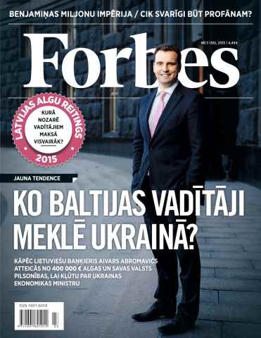 Forbes Latvia issue Forbes Marts '15
