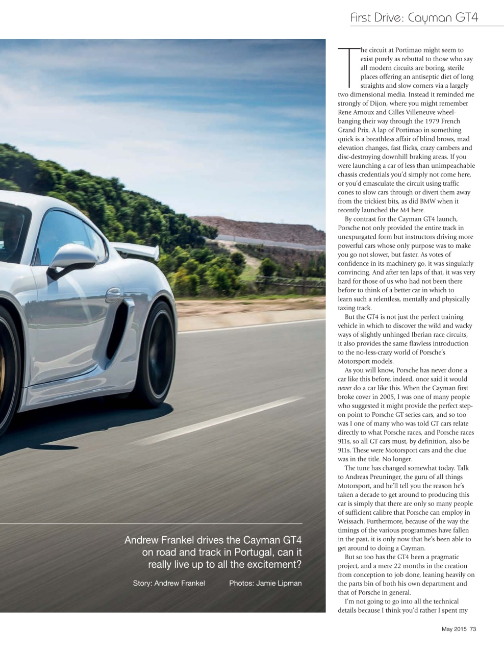 GT Porsche Preview Pages