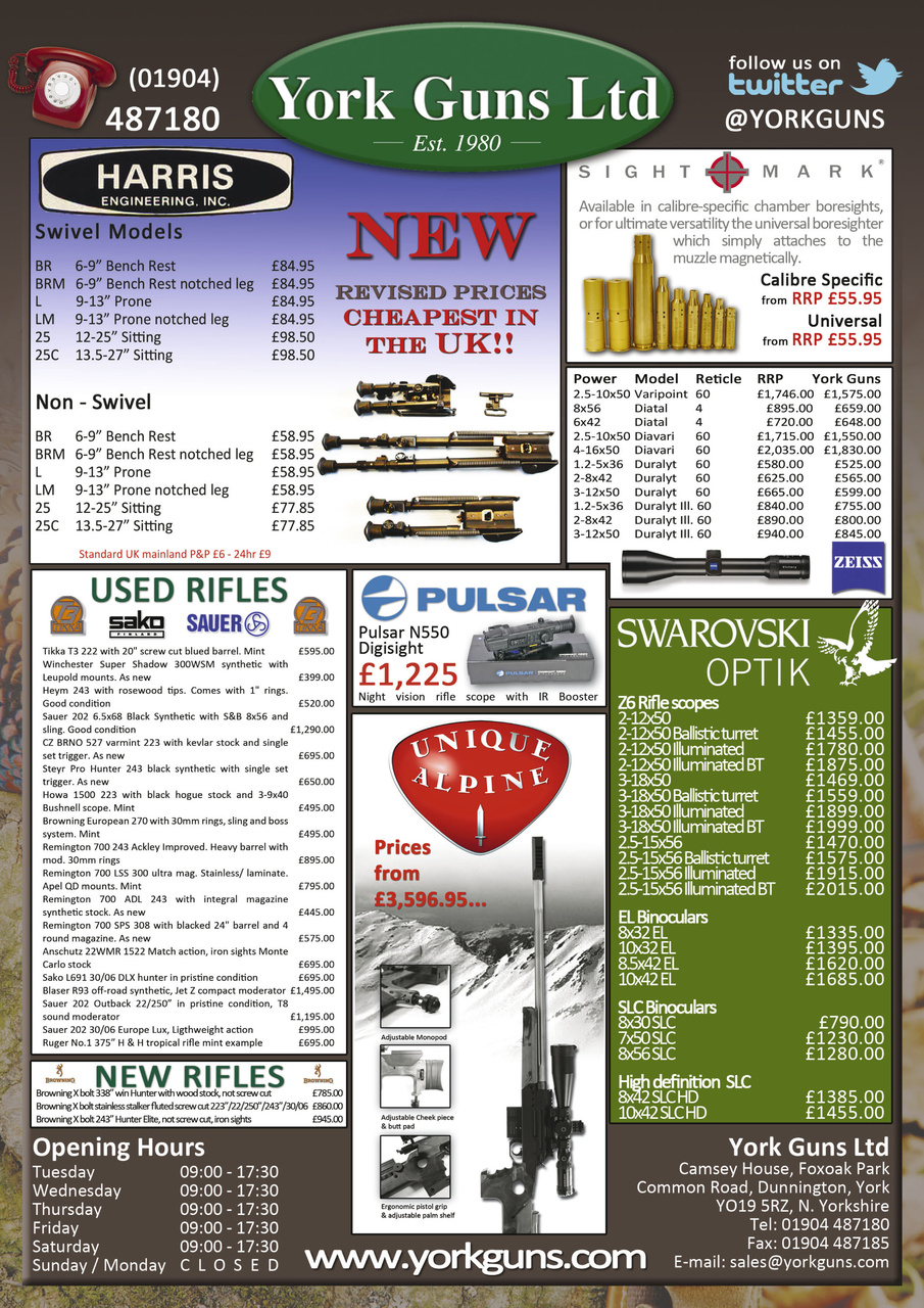 Sporting Rifle Preview Pages