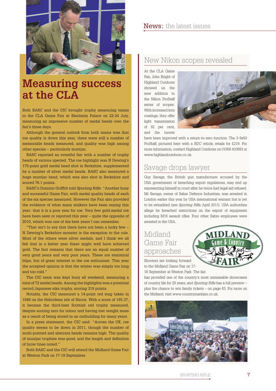 Sporting Rifle Preview Pages