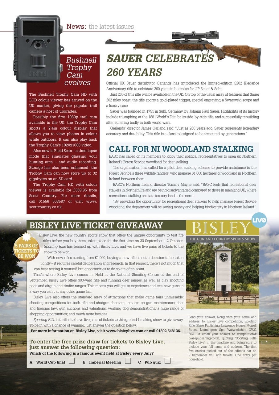 Sporting Rifle Preview Pages