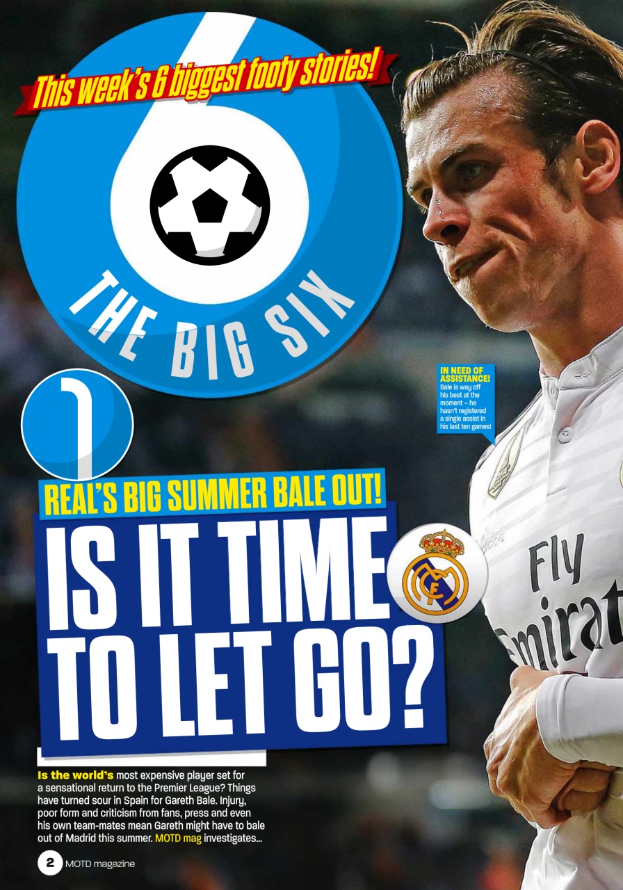 Match of the Day Preview Pages