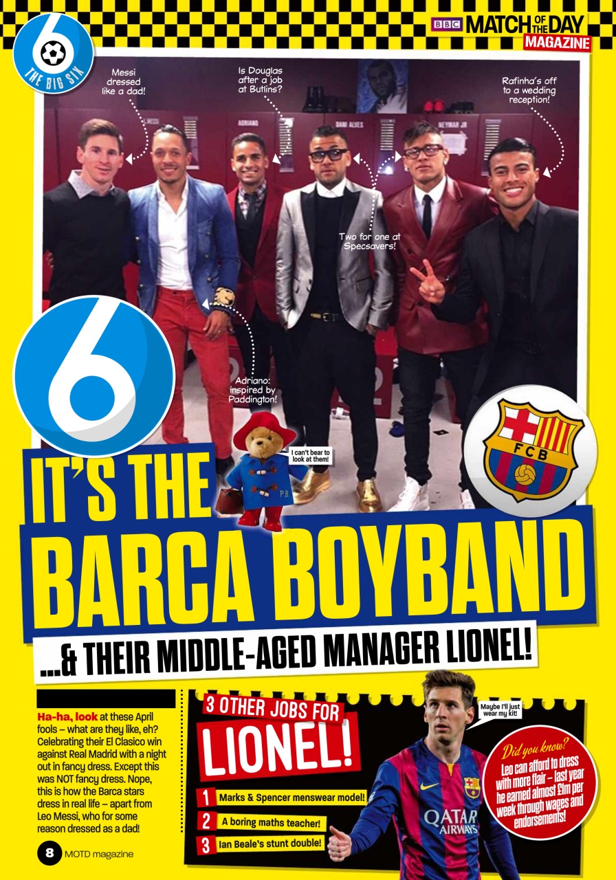 Match of the Day Preview Pages