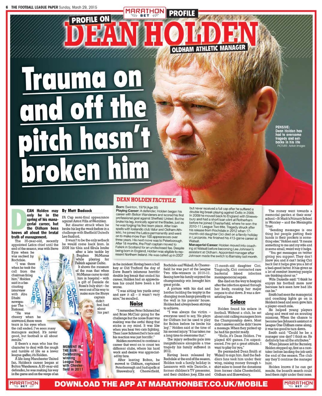 The Football League Paper Preview Pages