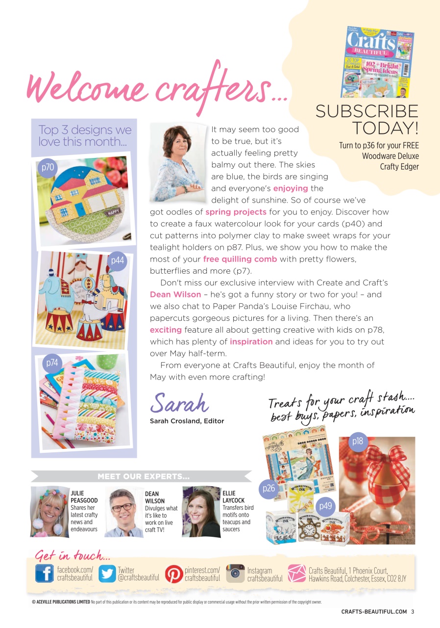 Crafts Beautiful Preview Pages