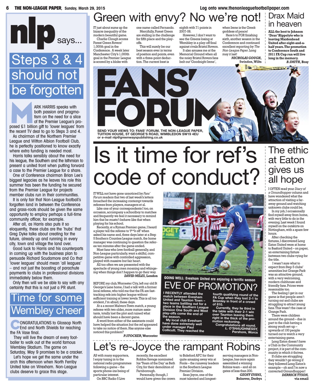 The Non-League Football Paper Preview Pages