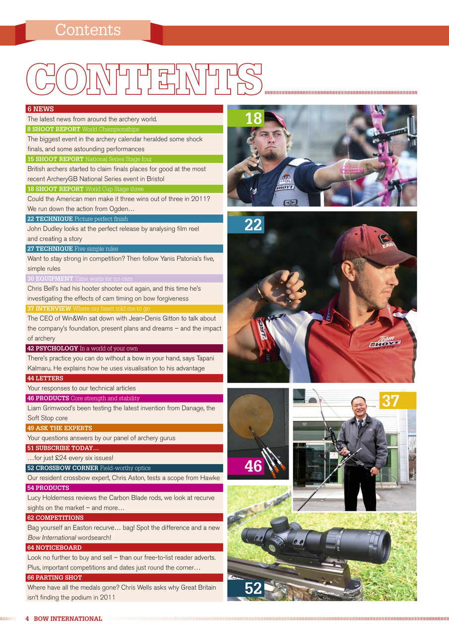 Bow International Preview Pages