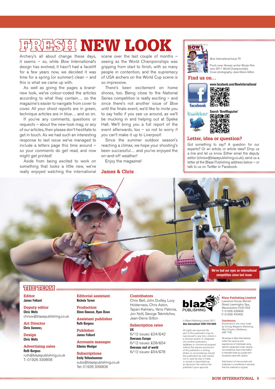 Bow International Preview Pages