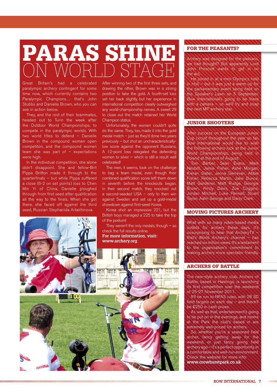 Bow International Preview Pages